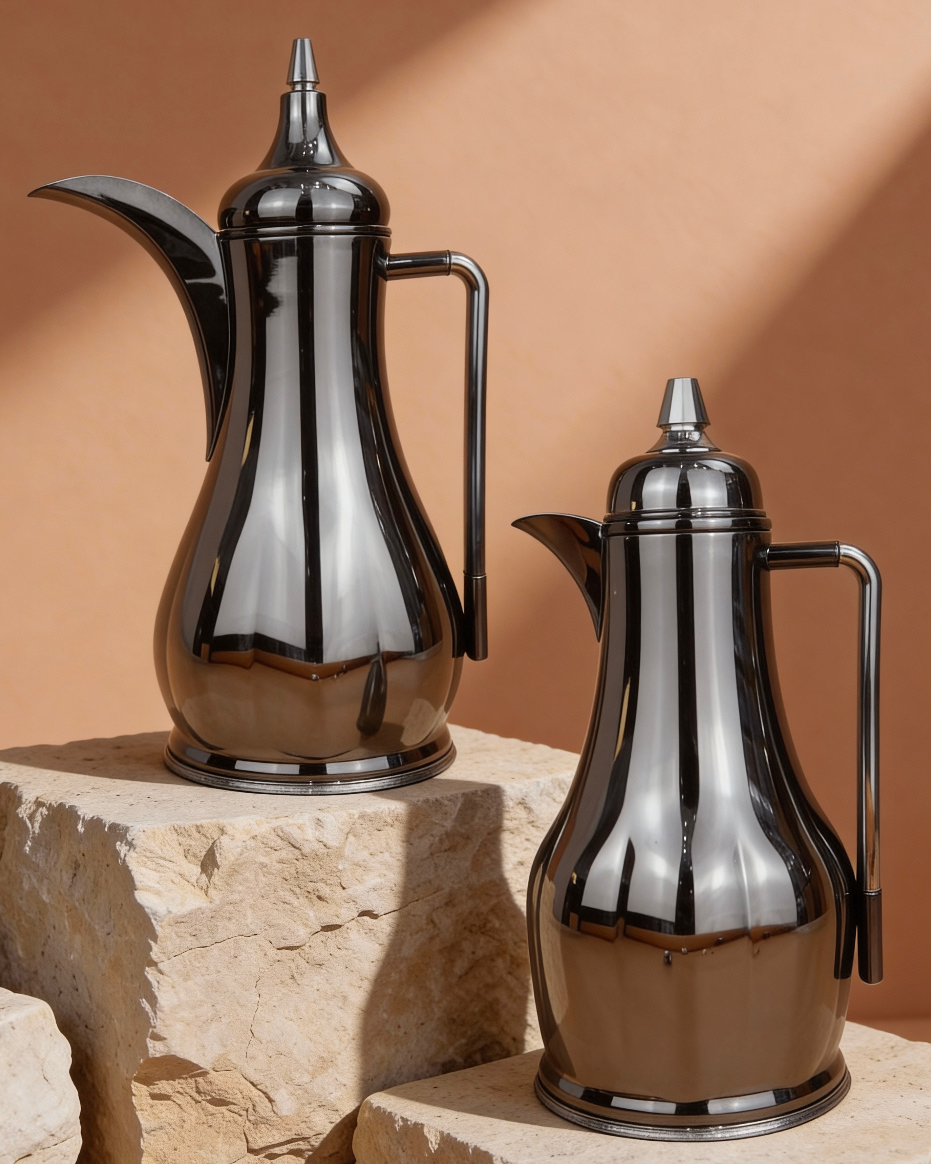 Deluxe Kahwa & Tea Flask Set 2 Pcs Set