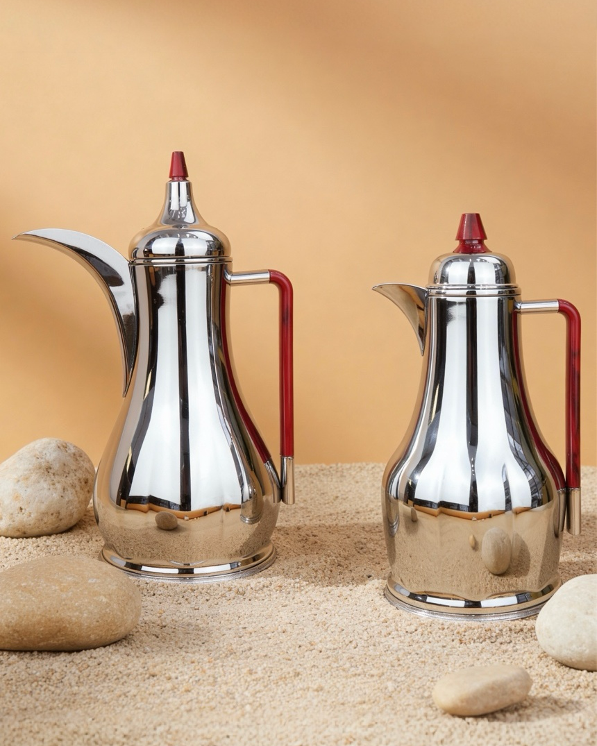 Deluxe Kahwa & Tea Flask Set 2 Pcs Set