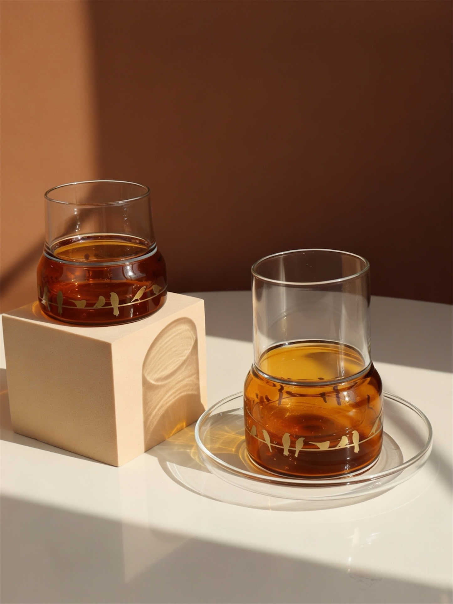 RZ1803 Tea & Coffee Cups Set with Saucers 18 Pcs Set