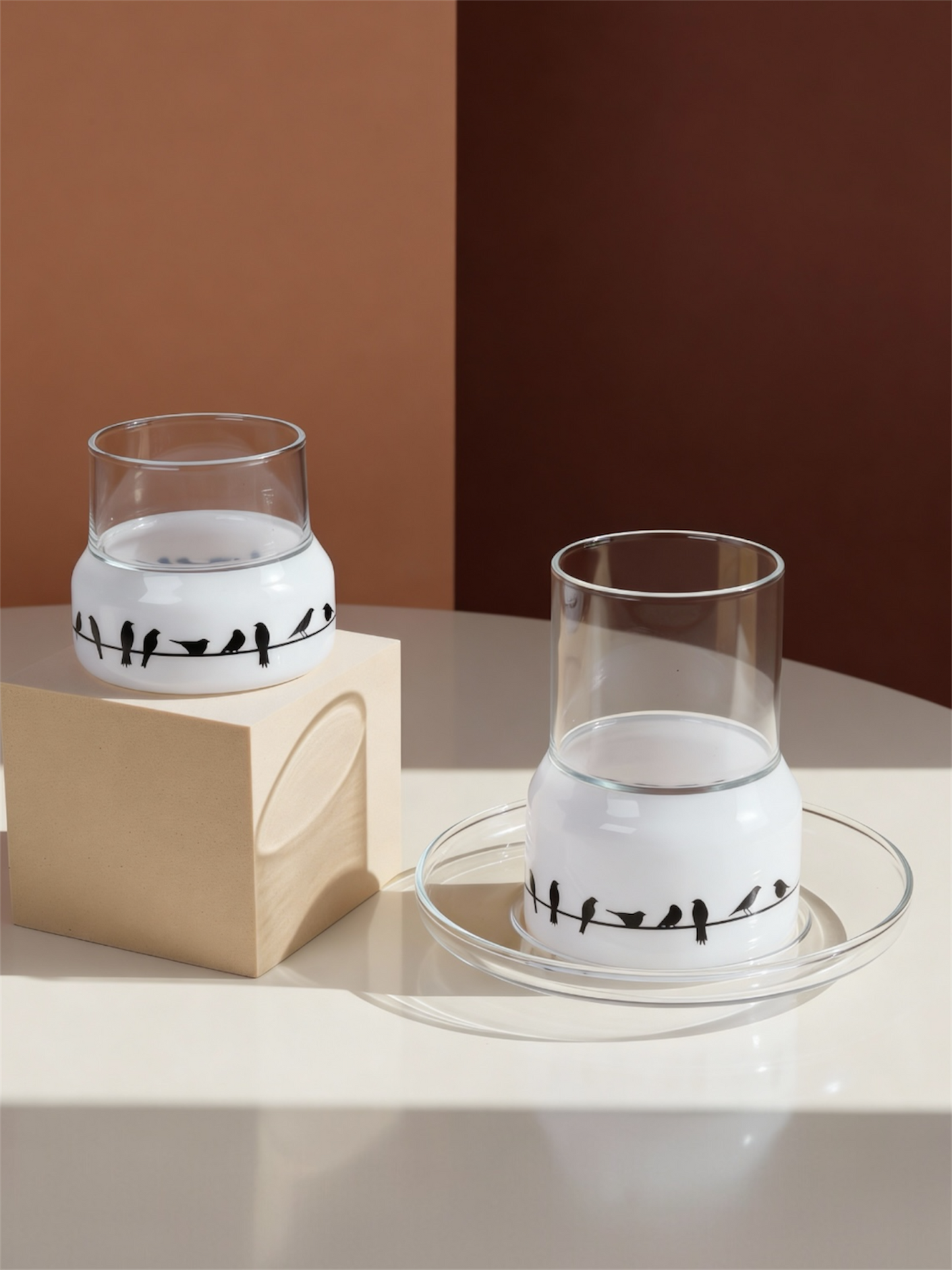 RZ1803 Tea & Coffee Cups Set with Saucers 18 Pcs Set
