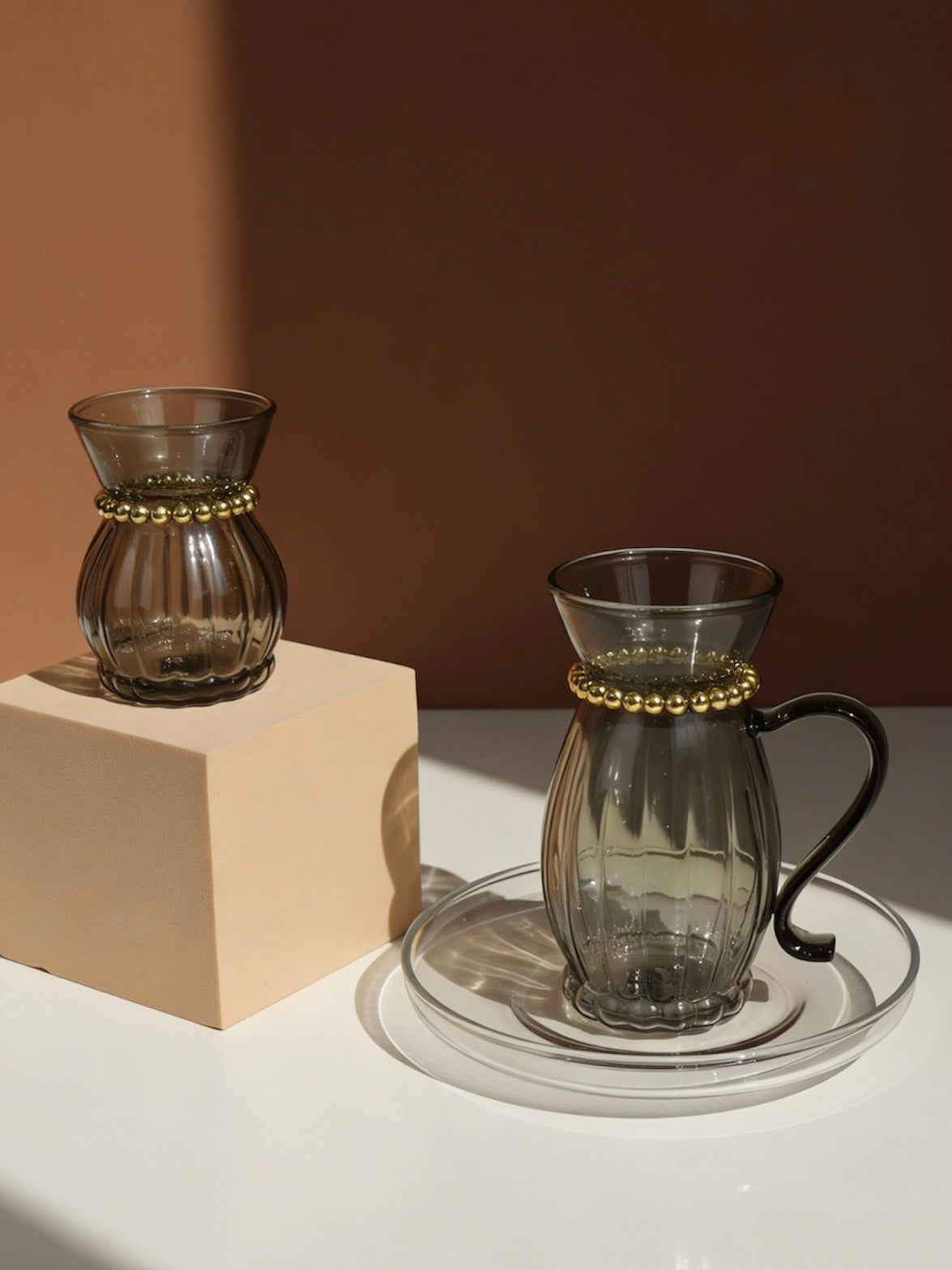 RZ1808 Tea & Coffee Cups Set with Saucers 18 Pcs Set
