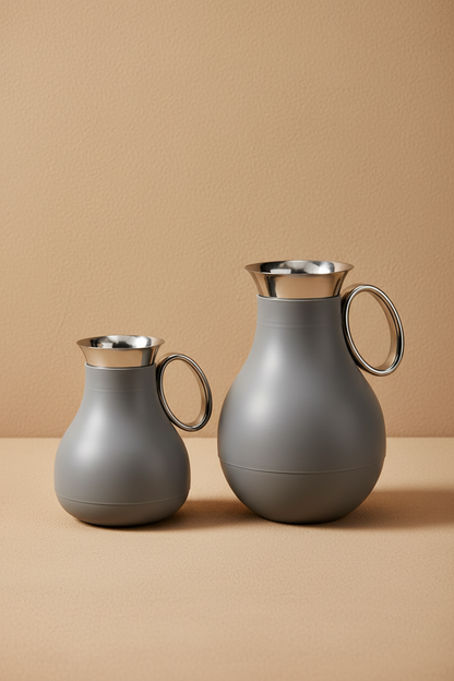 Premium Vacuum Flask & Double Wall Glass Cup Set – 20 Pieces