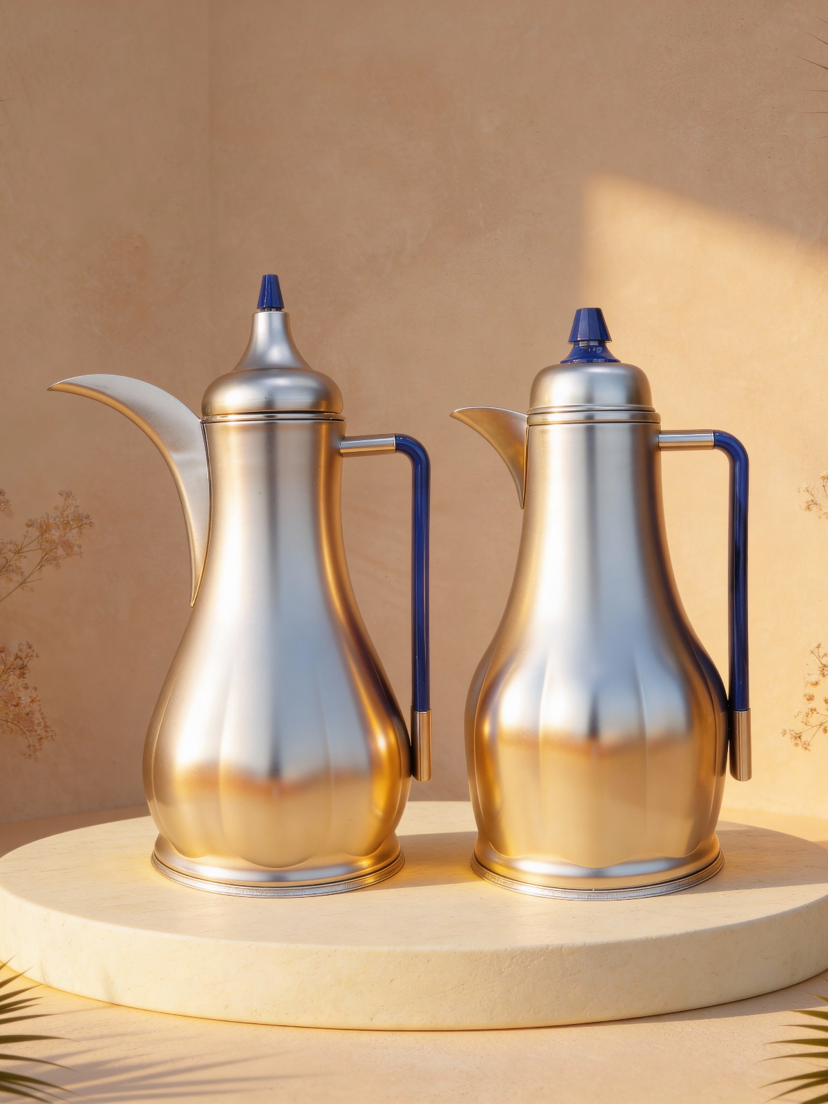 Deluxe Kahwa & Tea Flask Set 2 Pcs Set