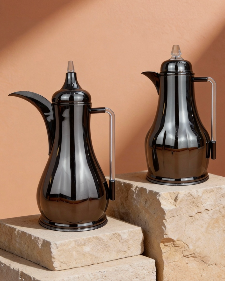 Deluxe Kahwa & Tea Flask Set 2 Pcs Set