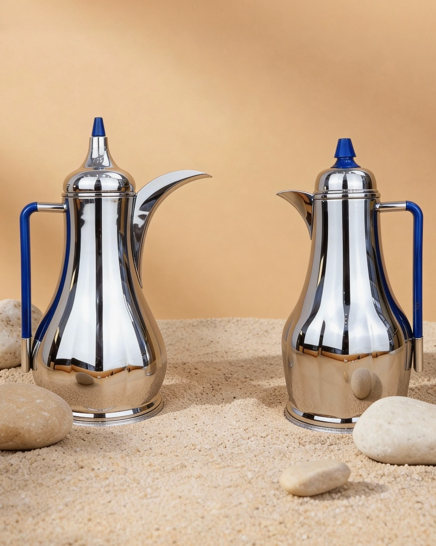 Deluxe Kahwa & Tea Flask Set 2 Pcs Set
