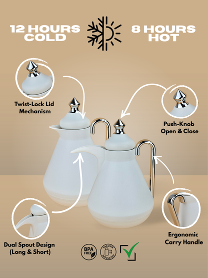 HA-2501 Arabic Kahwa & Tea 2 Flask Pcs Set