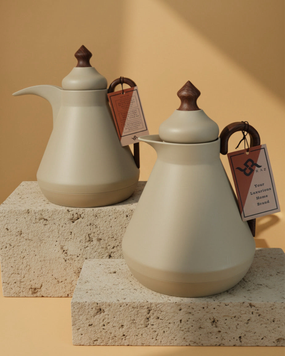 HA-2507 Arabic Kahwa & Tea 2 Flask Pcs Set