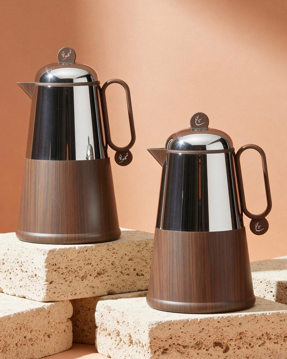 HLJF94-YE05 Lunara Kahwa & Tea Flask Set (0.7L + 1.0L)