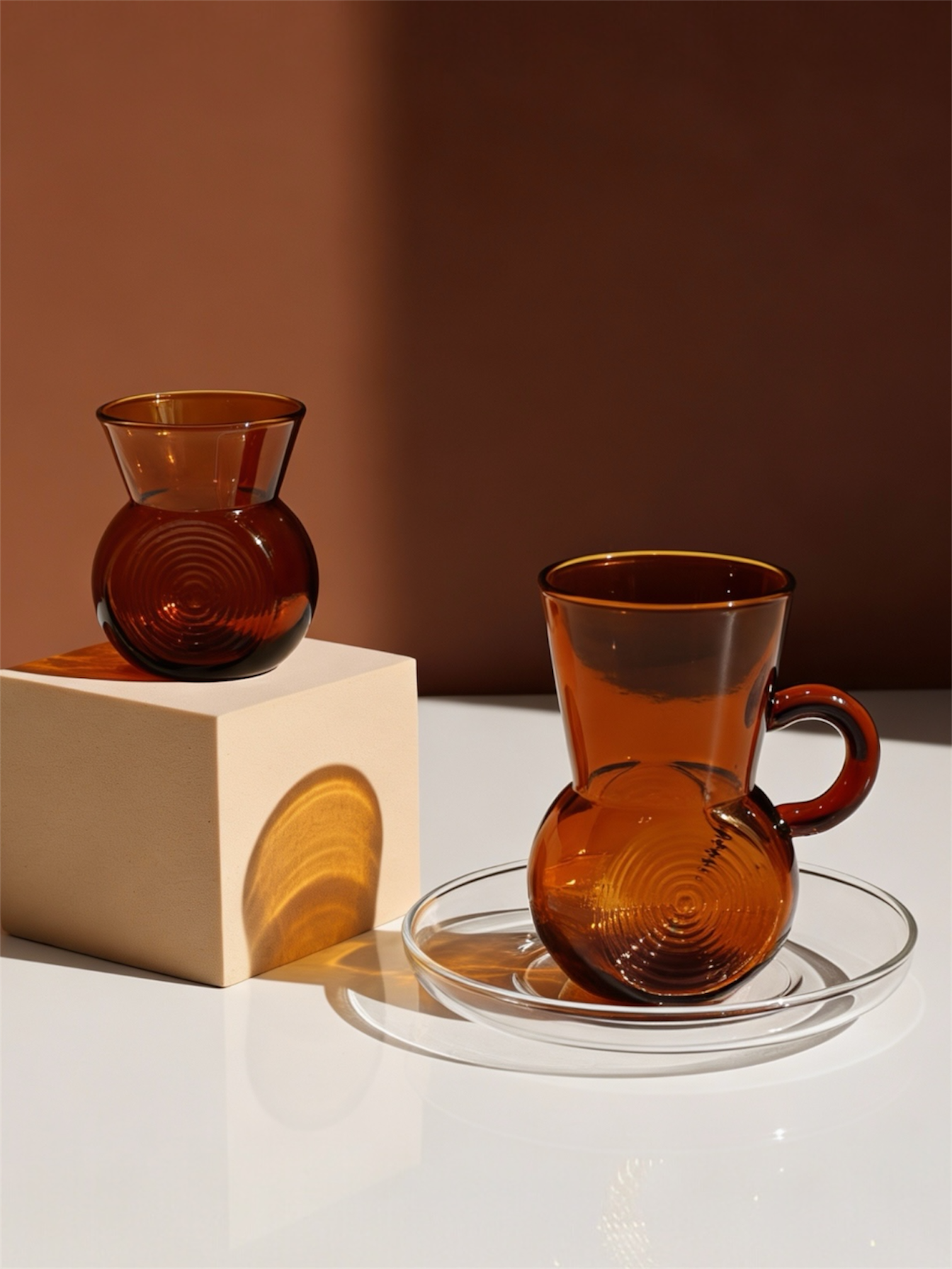 RZ1809 Tea & Coffee Cups Set with Saucers 18 Pcs Set