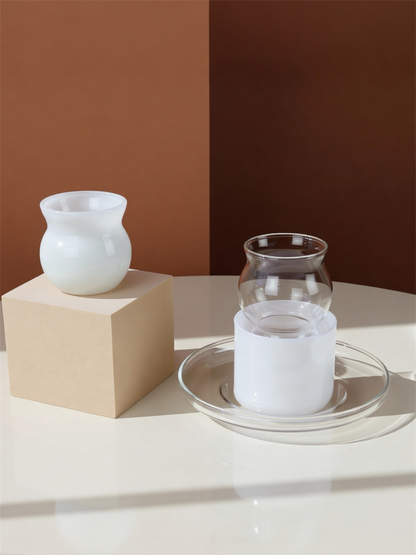 RZ1807 Tea & Coffee Cups Set with Saucers 18 Pcs Set