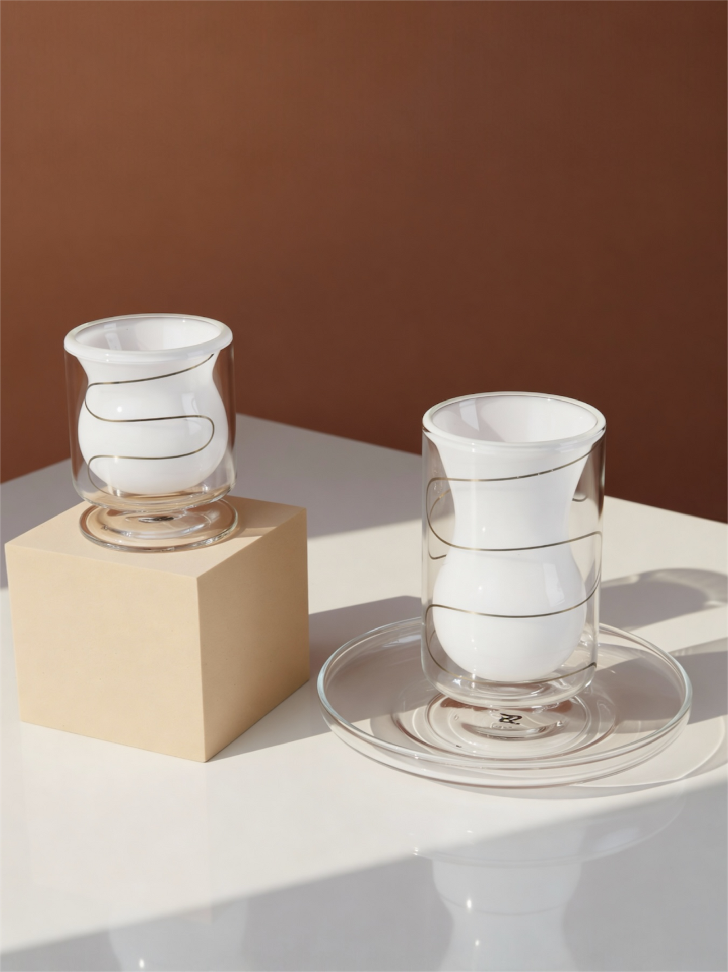 RZ1805 Tea & Coffee Cups Set with Saucers 18 Pcs Set