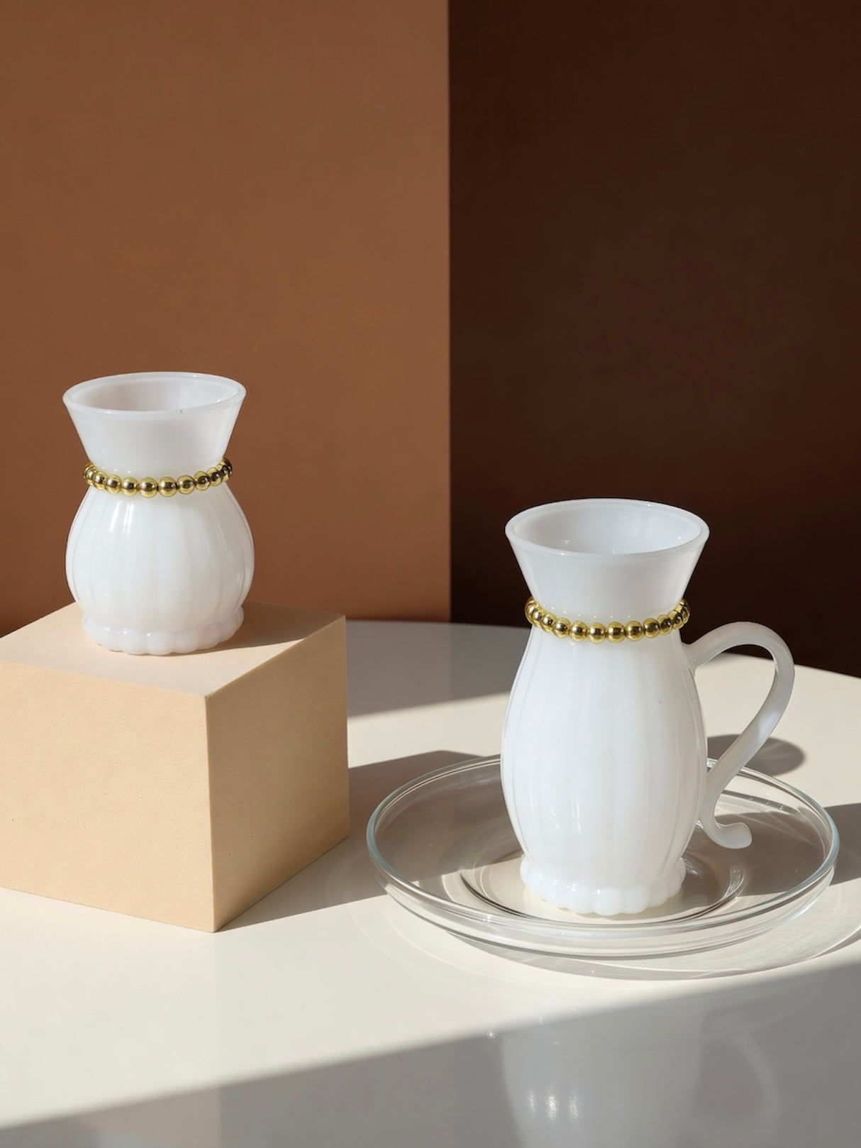 RZ1808 Tea & Coffee Cups Set with Saucers 18 Pcs Set