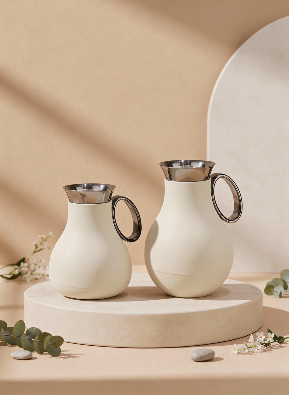 RZ1821-CR Arabic Coffee & Tea Flask 2 Pcs Set