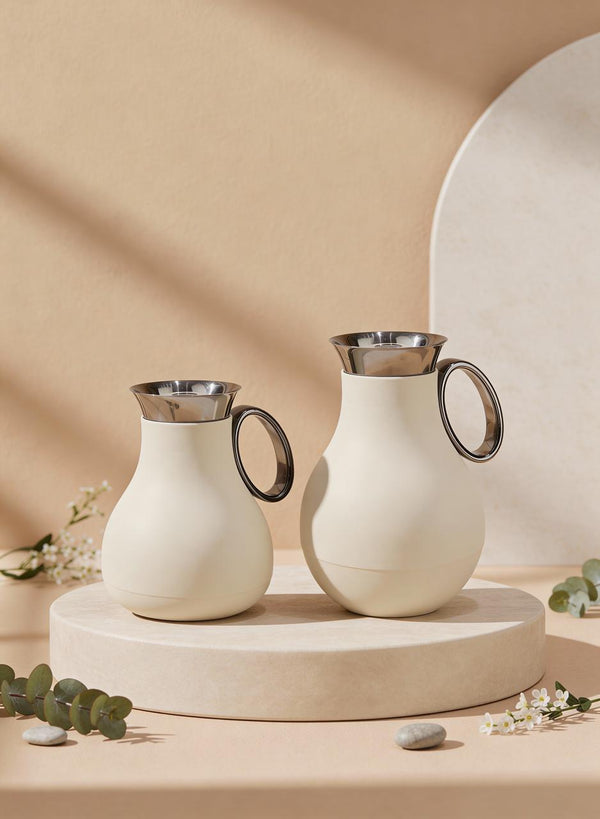 RZ1821-CR  Arabic Coffee & Tea Flask 2 Pcs Set