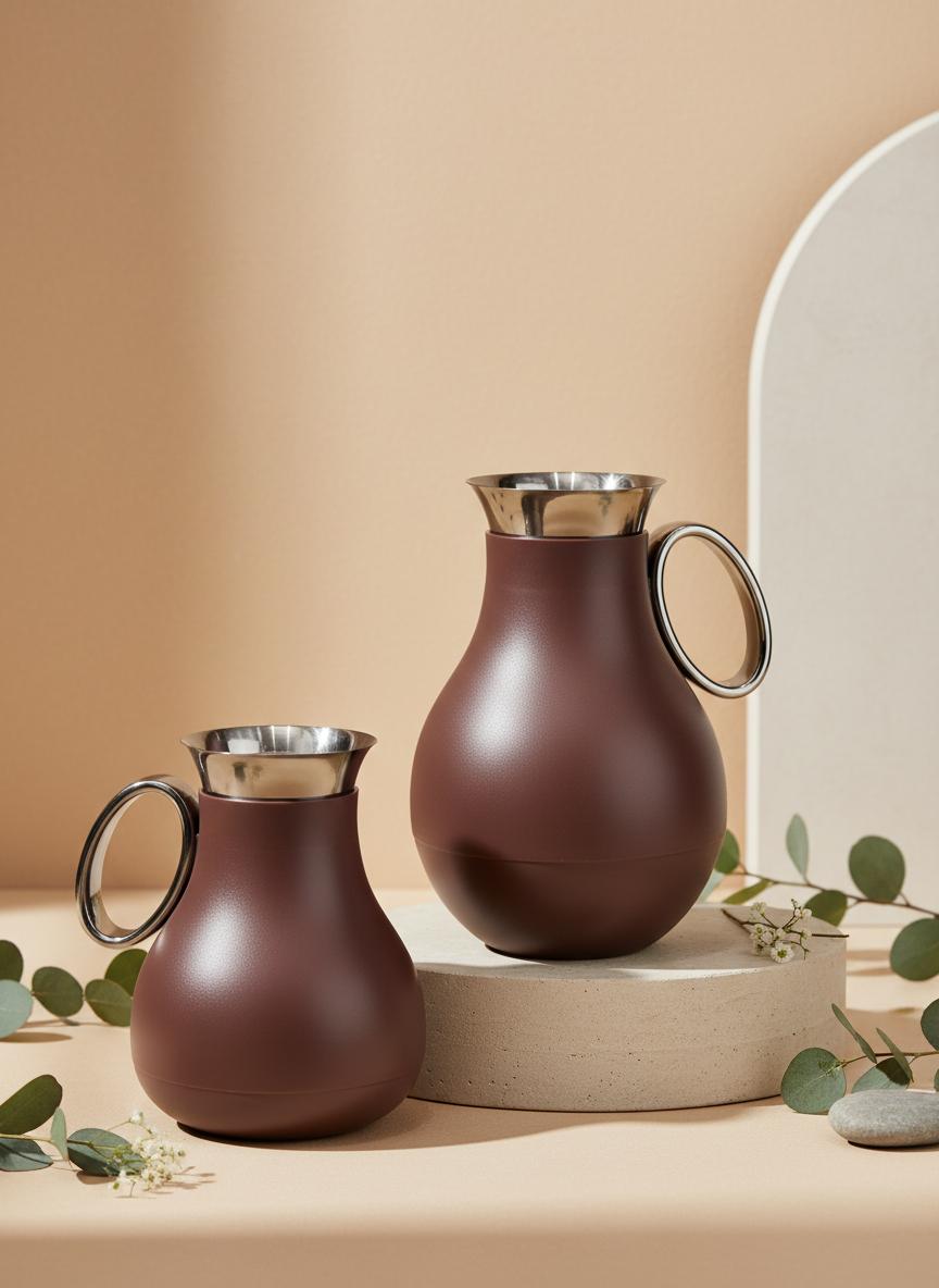 RZ1821-GA Arabic Coffee & Tea Flask 2 Pcs Set