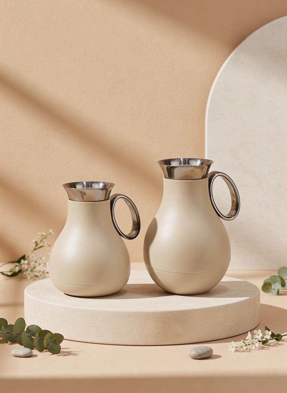 RZ1821-LB Arabic Coffee & Tea Flask 2 Pcs Set